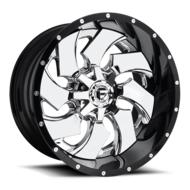 FUEL Off-Road Cleaver D240 Chrome Center, Gloss Black Outer Wheels